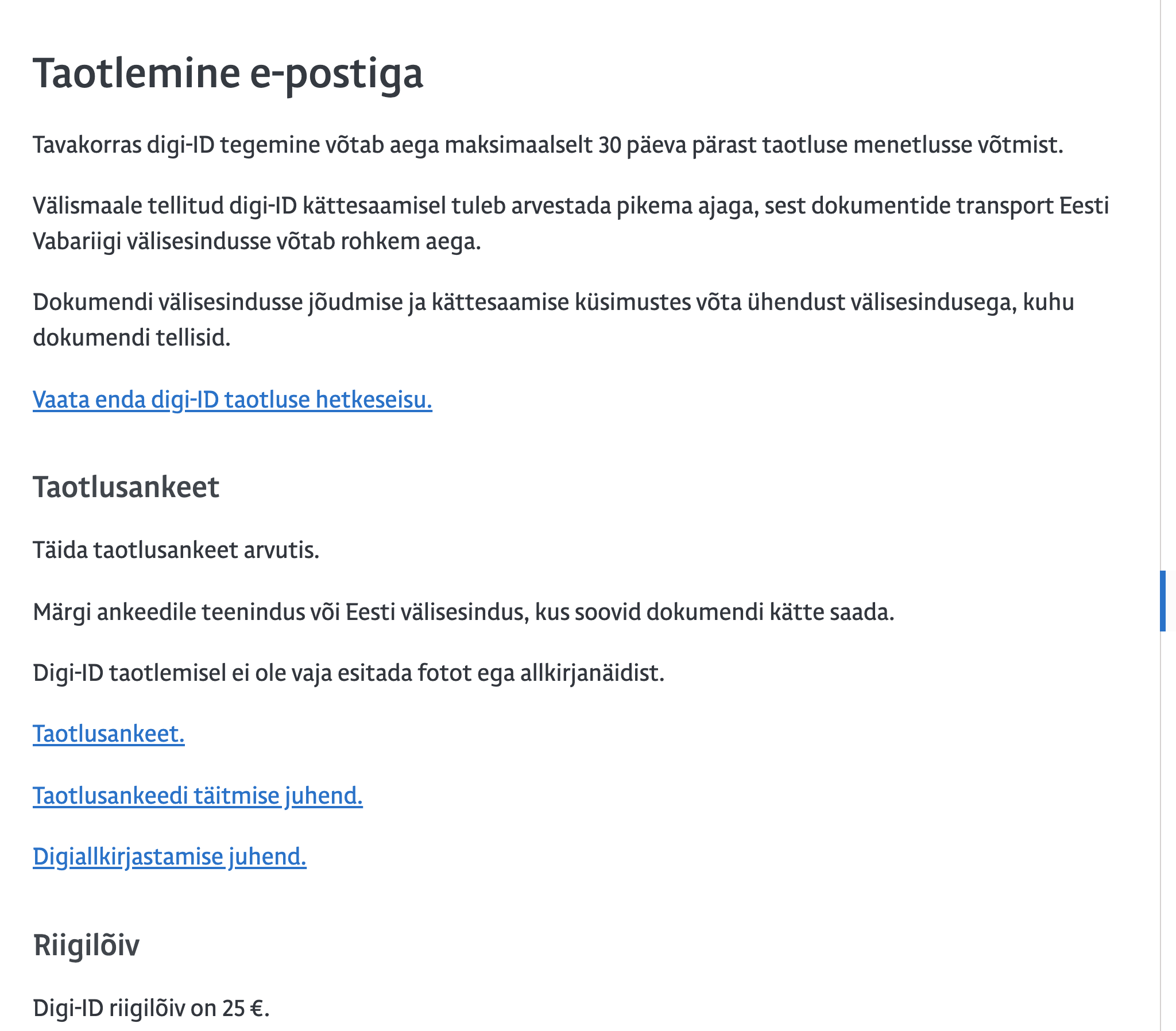 Digi-ID taotlemine